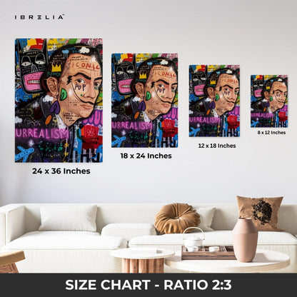 Salvador Surrealism Pop Art – 4K Ultra Wrap Frame Wall Art in Pakistan | IBRELIA™ - IBRELIA