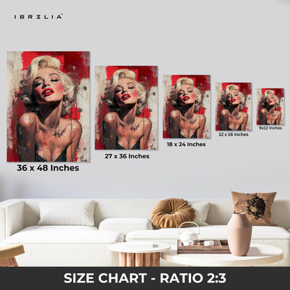 Rebel Beauty Pop Art 3 Panel 4K Ultra HD Wall Art in Pakistan | IBRELIA™ IBRELIA