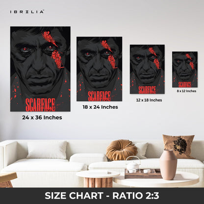 Scarface Wall Art – The Iconic Tony Montana Edition | IBRELIA™ - IBRELIA