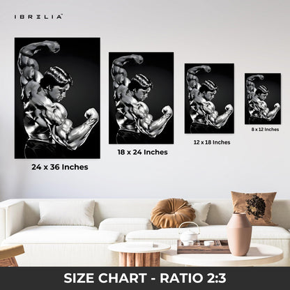 Arnold Schwarzenegger Bodybuilding Wall Art – Strength in Motion | IBRELIA™ - IBRELIA