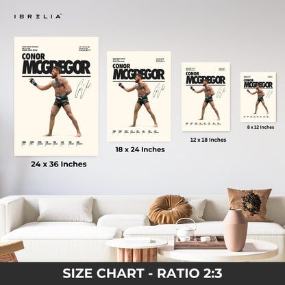 Conor McGregor UFC Champion – 4K Ultra Wrap Frame Wall Art in Pakistan | IBRELIA™ - IBRELIA
