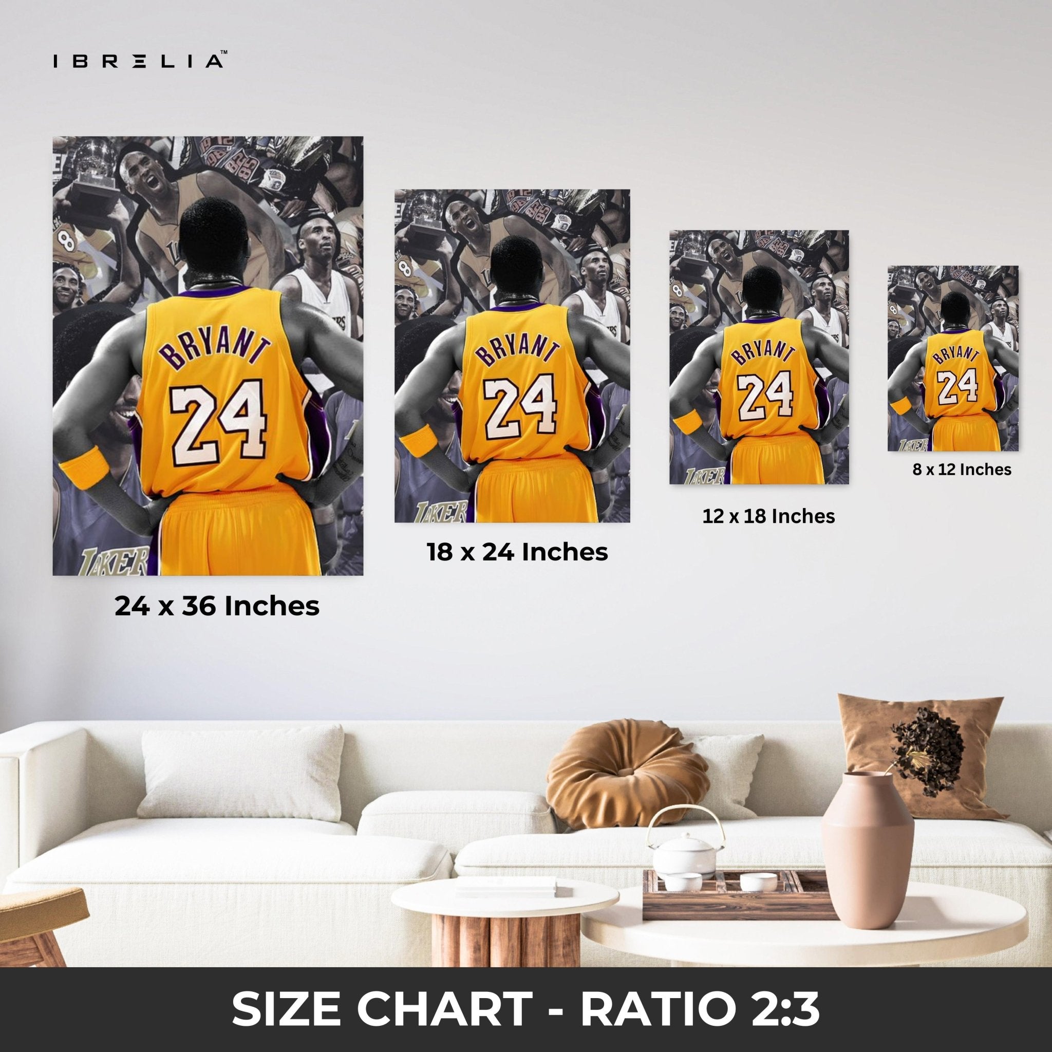 Kobe Bryant Legacy – 4K Ultra Wrap Frame Wall Art in Pakistan | IBRELIA™ - IBRELIA