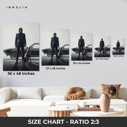 Mafia Legends Cinematic Icons 3 Panel 4K Ultra HD Wall Art in Pakistan | IBRELIA™ IBRELIA