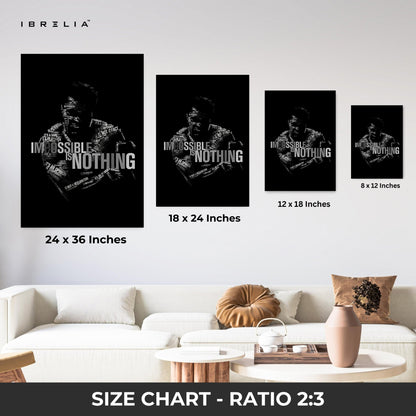 Muhammad Ali – Impossible Is Nothing 4K Ultra Wrap Frame Wall Art in Pakistan | IBRELIA™ - IBRELIA