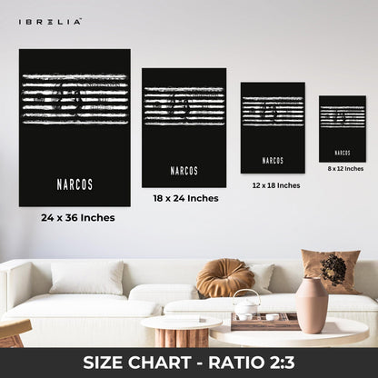 Narcos – Money Behind Bars 4K Ultra Wrap Frame Wall Art in Pakistan | IBRELIA™ - IBRELIA