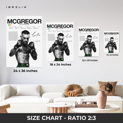 Conor McGregor “The Notorious” – 4K Ultra Wrap Frame Wall Art in Pakistan | IBRELIA™ - IBRELIA