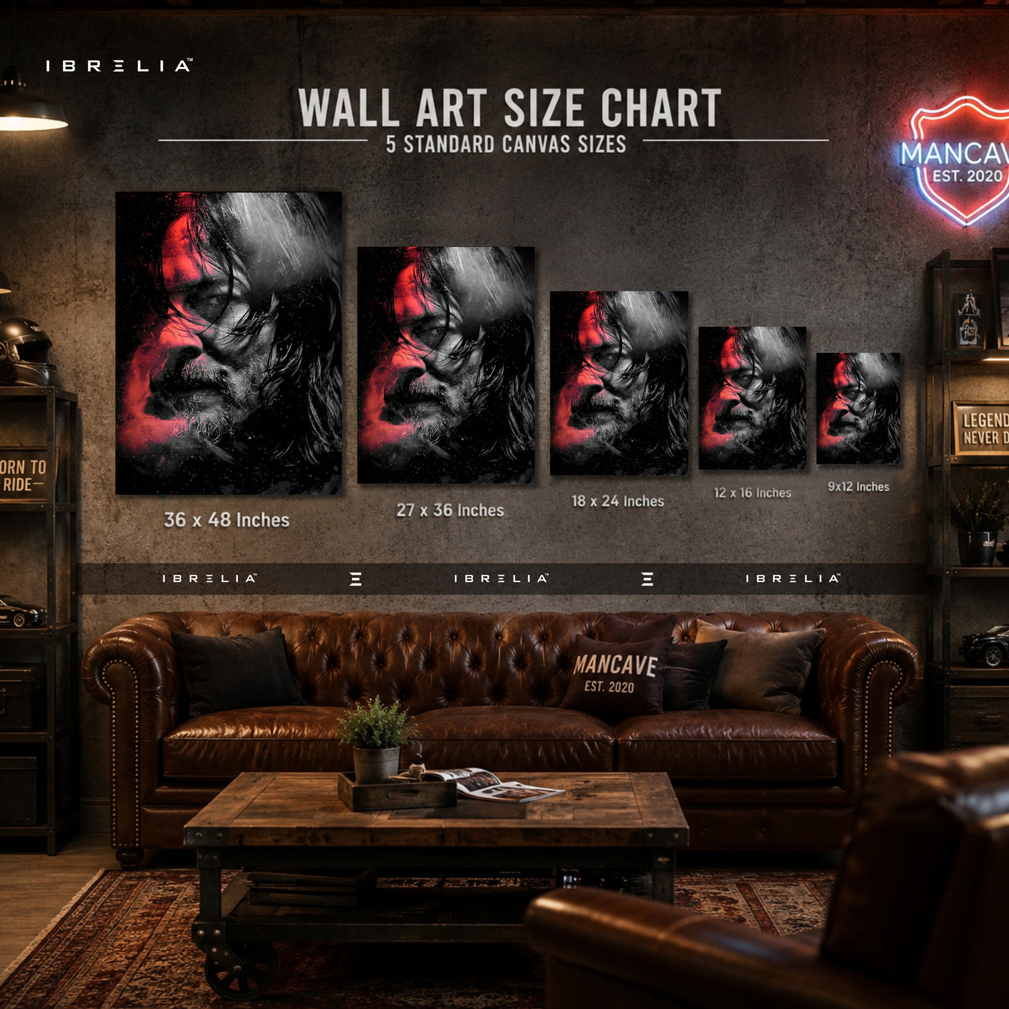 Daryl Dixon Premium Wall Art – The Walking Dead 4K Wrapped MDF Frame | IBRELIA™