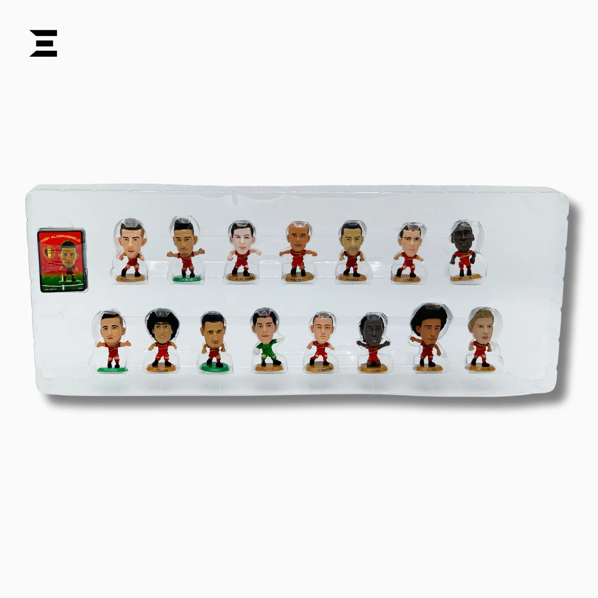 Soccer Starz Belgium 2014 World Cup Team Pack – 15 Players Collectible Set - IBRELIA