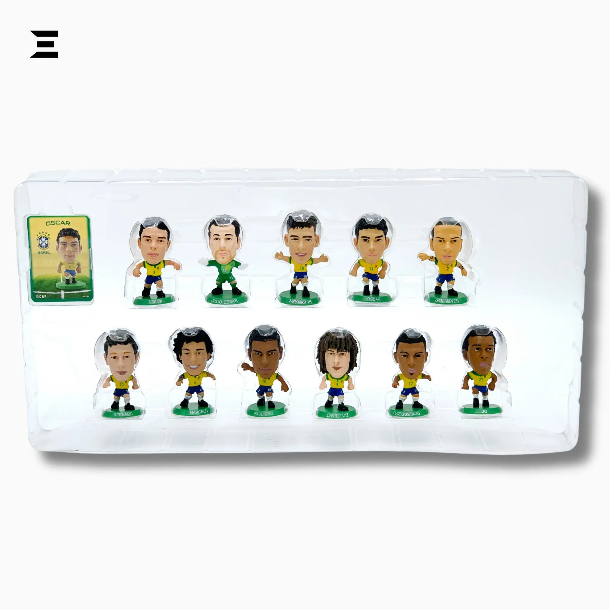 SoccerStarz Brazil 2014 Official Team Pack – 11 Player Collectible Figures IBRELIA