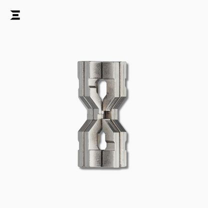 Hanayama Huzzle Hourglass Puzzle | Level 6 Cast Metal Brainteaser IBRELIA