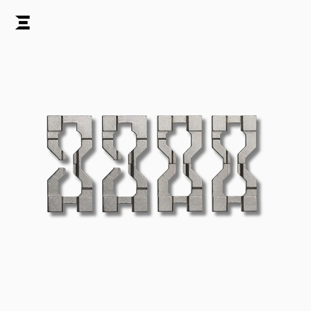 Hanayama Huzzle Hourglass Puzzle | Level 6 Cast Metal Brainteaser IBRELIA