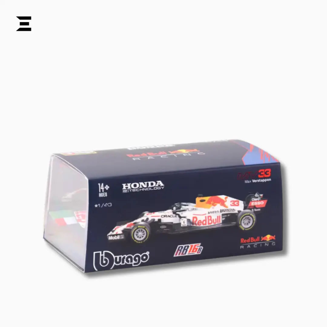 1:43 F1 RB16B Red Bull Racing Formula Car – Turkish GP 2021 Special Livery No.33 (Bburago Diecast Model) IBRELIA
