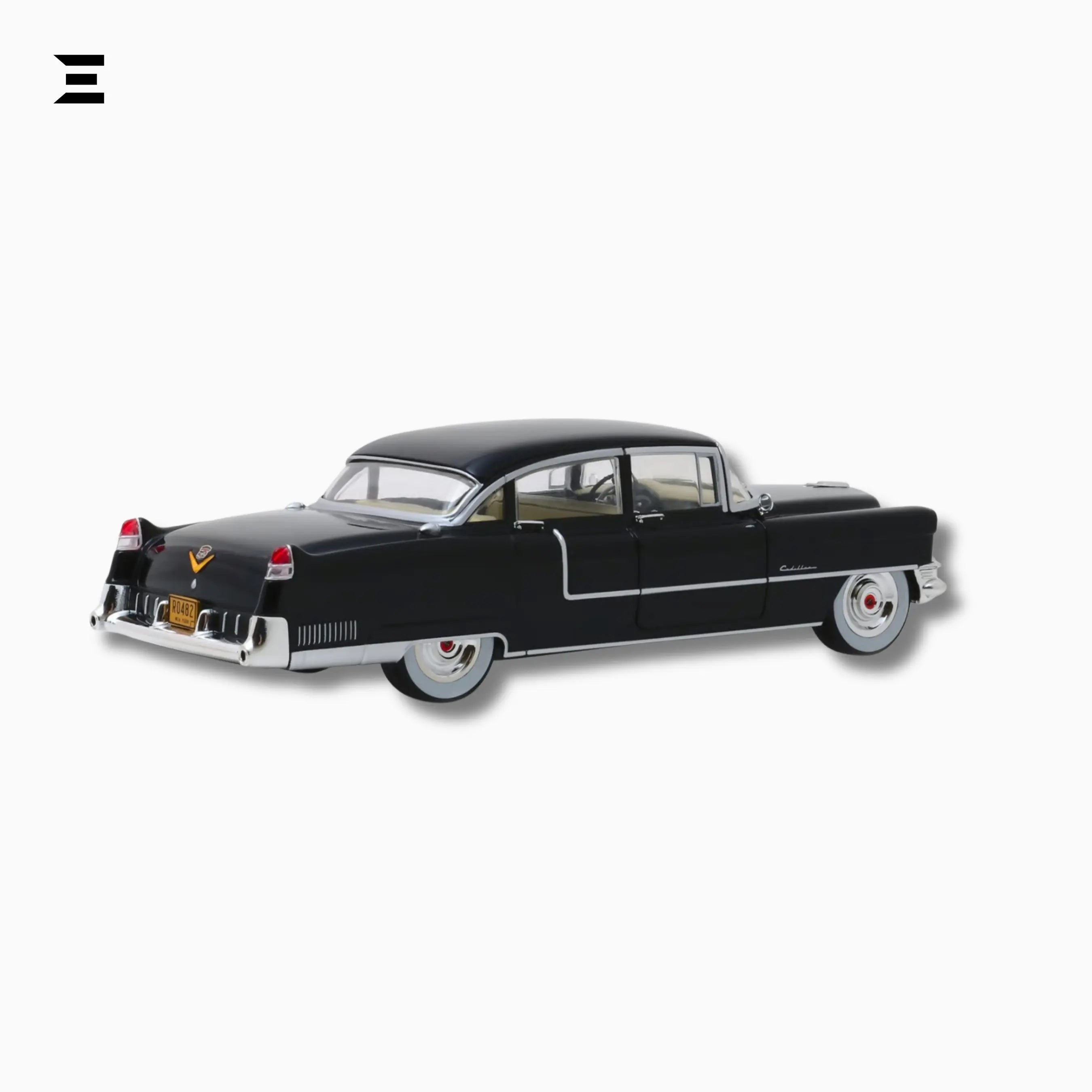 The Godfather 1955 Cadillac Fleetwood Series 60 – GreenLight 1:24 Scale Die-Cast Car Model (Black) IBRELIA