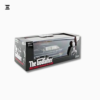 The Godfather 1955 Cadillac Fleetwood Series 60 – GreenLight 1:24 Scale Die-Cast Car Model (Black) IBRELIA