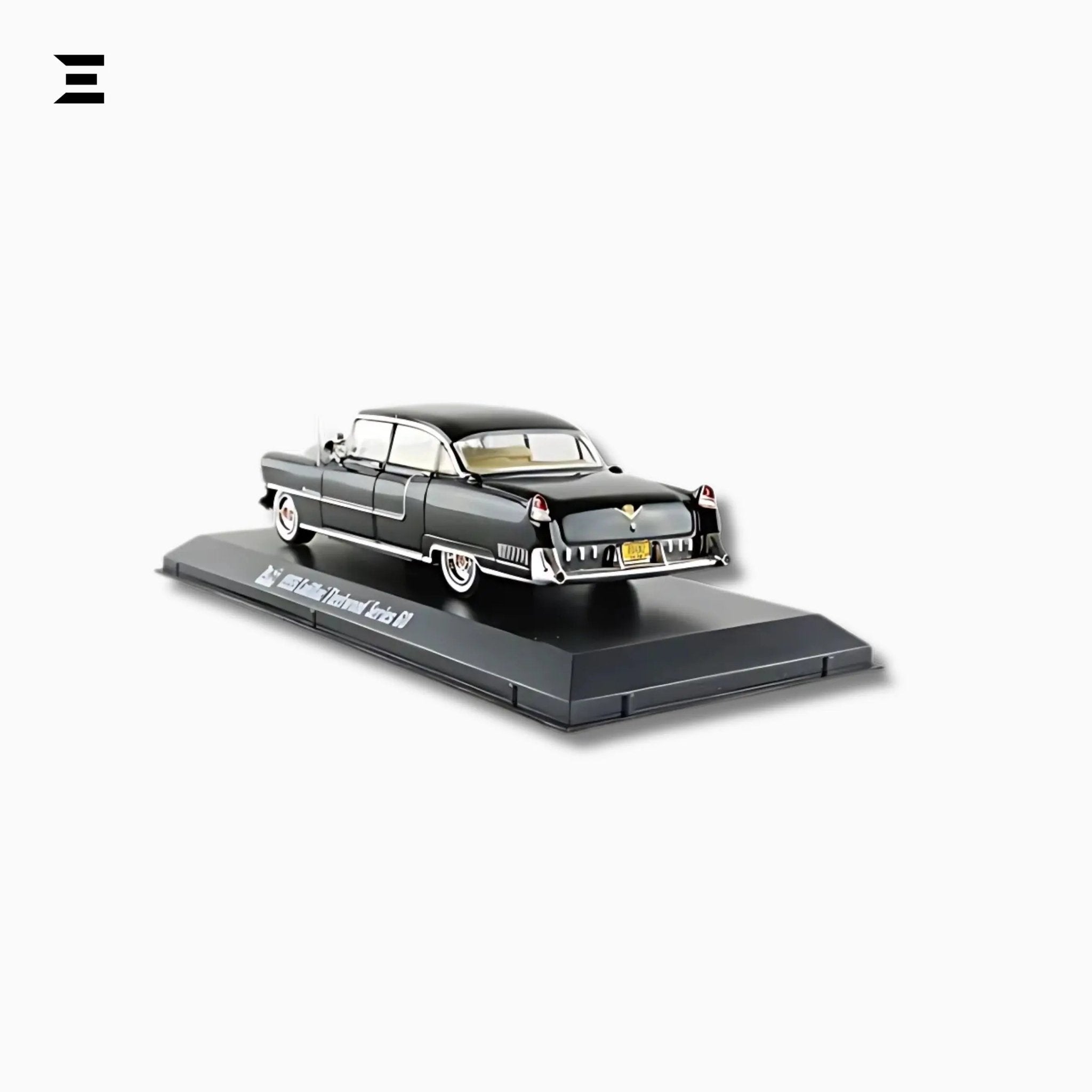 The Godfather 1955 Cadillac Fleetwood Series 60 – GreenLight 1:24 Scale Die - Cast Car Model (Black) - IBRELIA