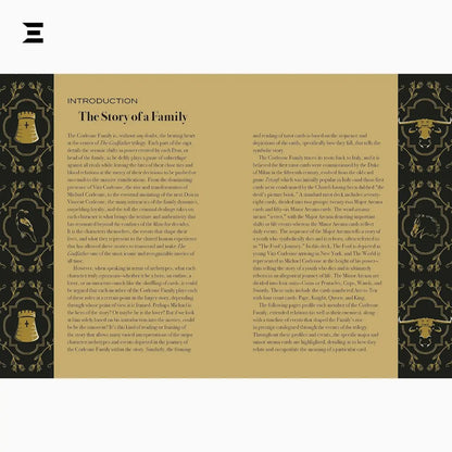 The Godfather Tarot – 78-Card Deck with Companion Book on the Corleone Family IBRELIA