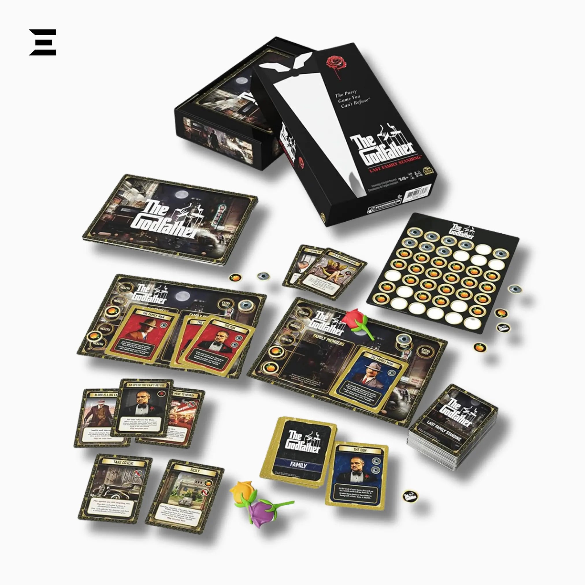 The Godfather: Last Family Standing – Multiplayer Party Card & Board Game - IBRELIA