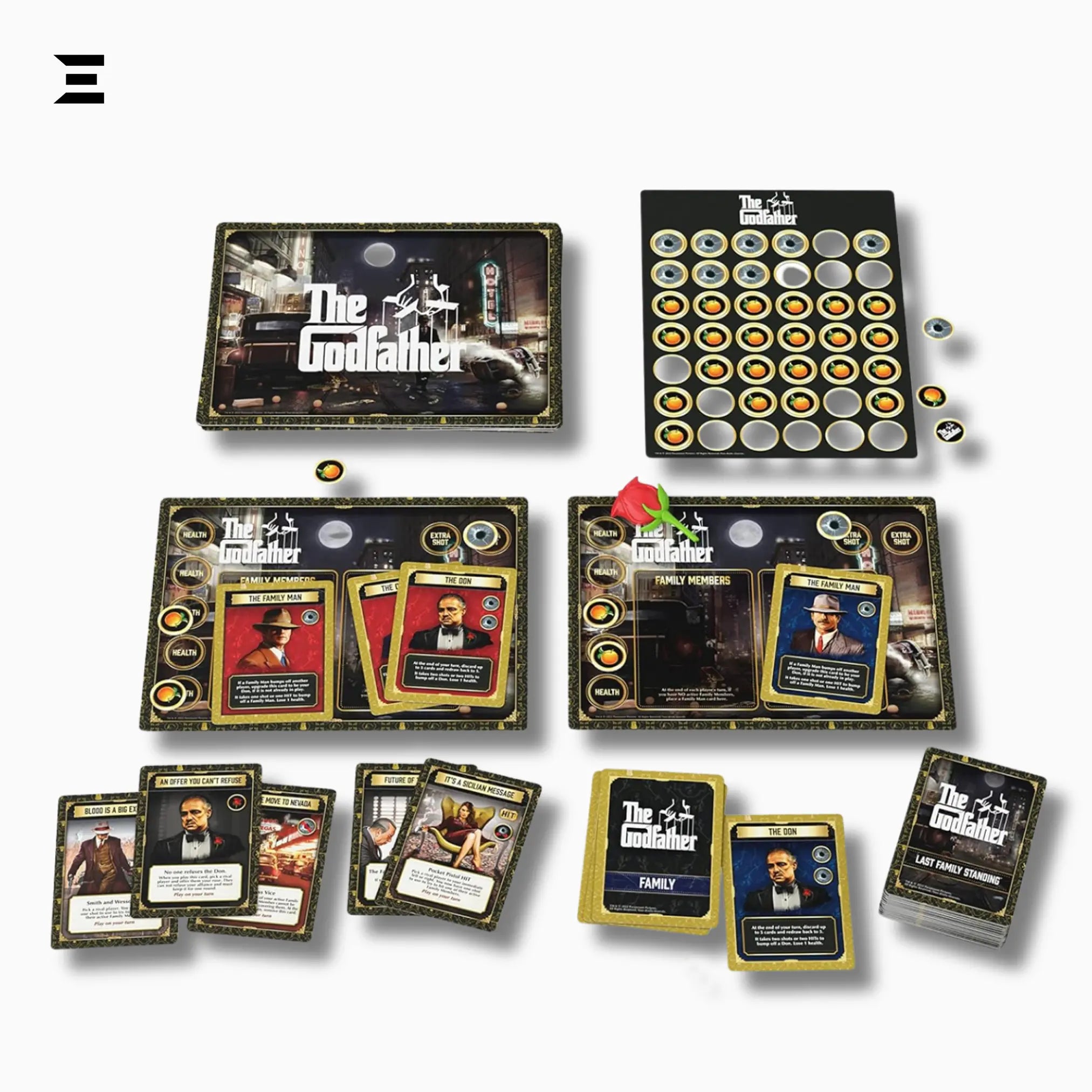 The Godfather: Last Family Standing – Multiplayer Party Card & Board Game - IBRELIA