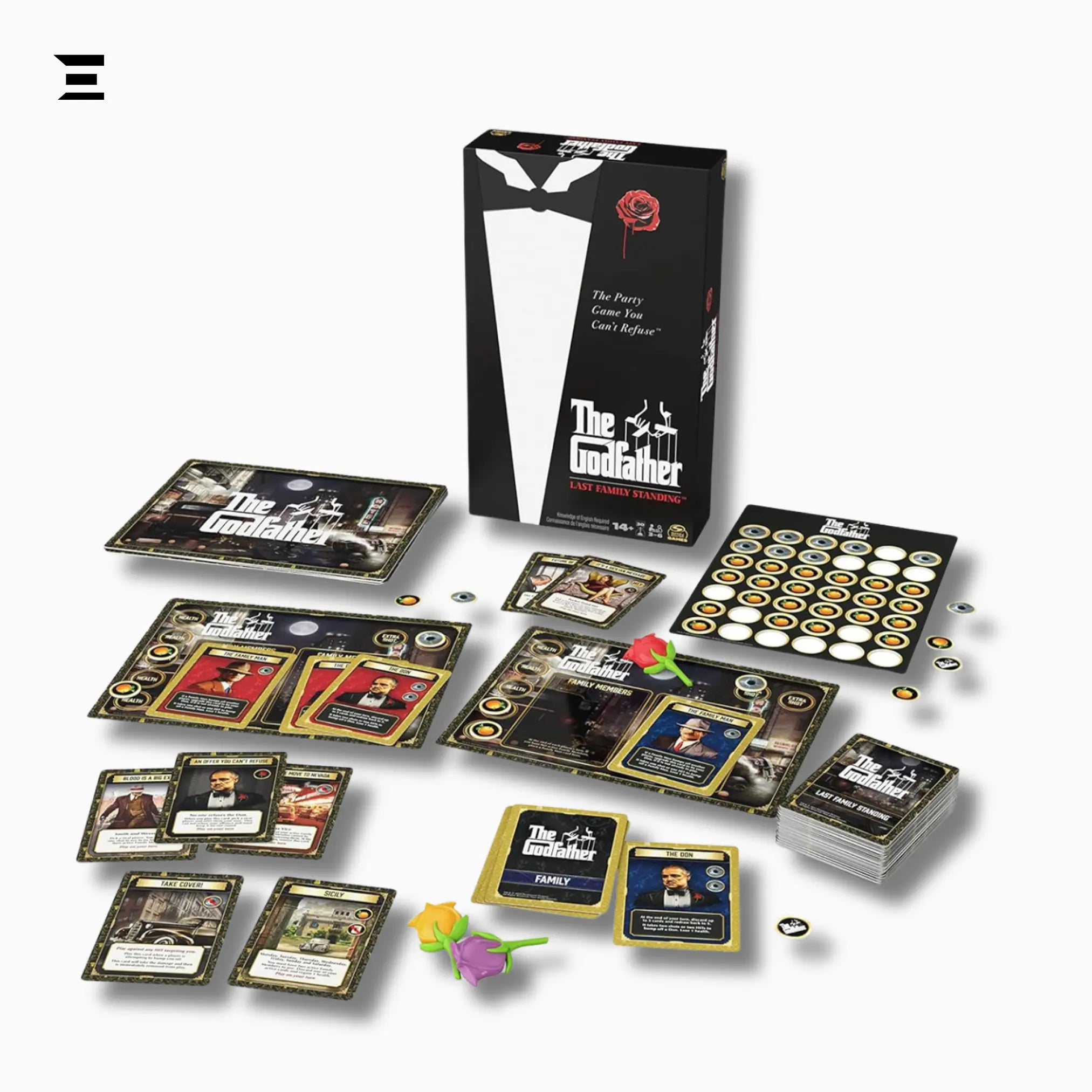 The Godfather: Last Family Standing – Multiplayer Party Card & Board Game - IBRELIA