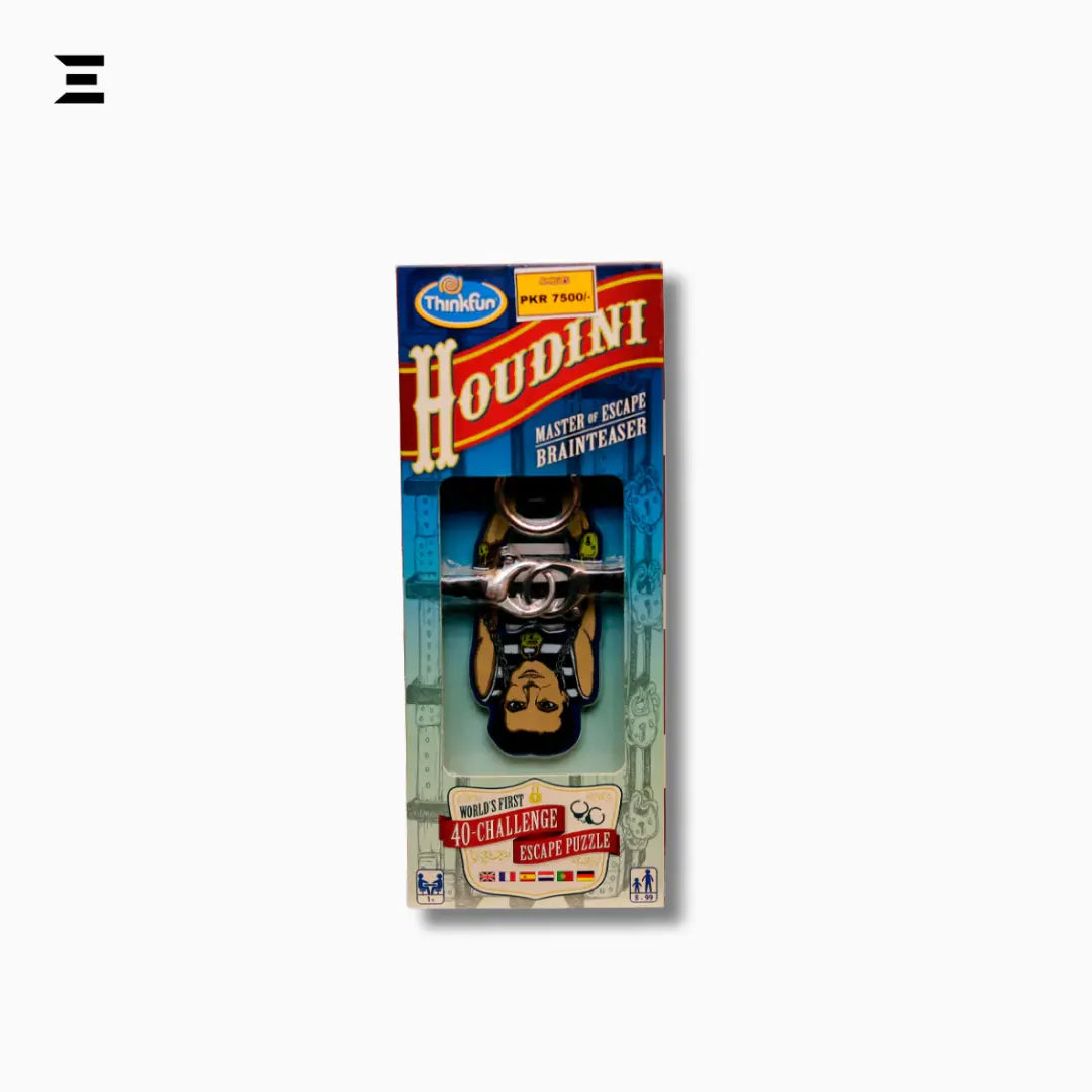 ThinkFun Houdini Brainteaser Escape Puzzle Game – 40 Challenges (Multicolour) IBRELIA