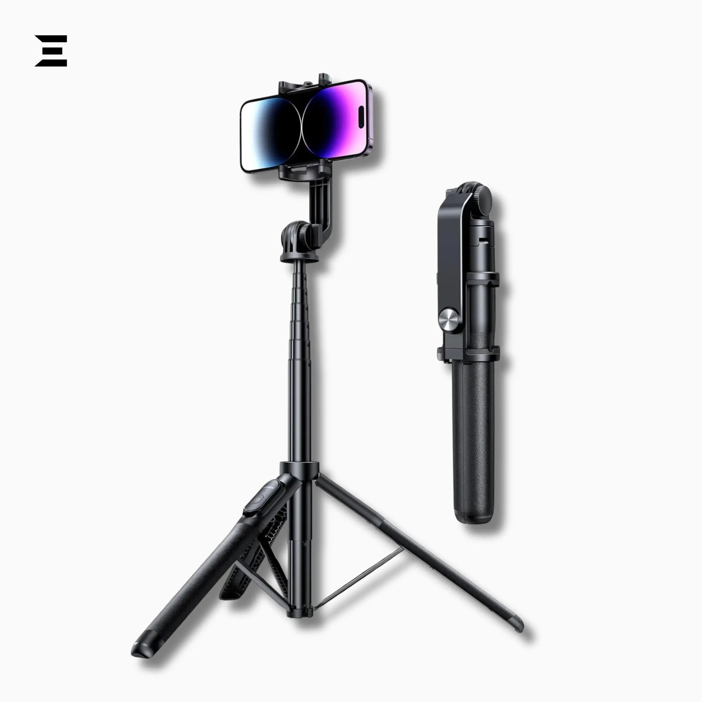 UGREEN LP586 Selfie Stick Tripod – 160cm, Bluetooth Remote, Adjustable Stand - IBRELIA