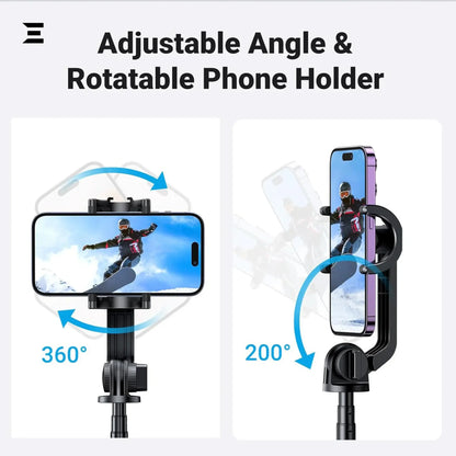 UGREEN LP586 Selfie Stick Tripod – 160cm, Bluetooth Remote, Adjustable Stand - IBRELIA