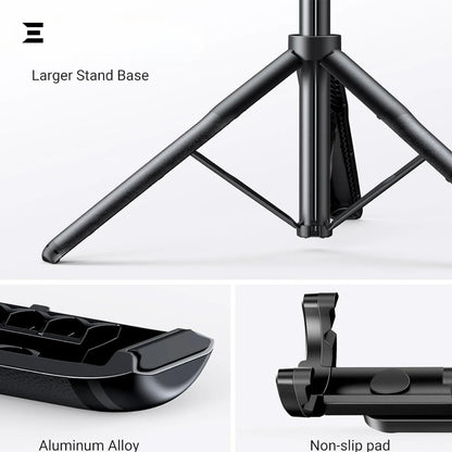 UGREEN LP586 Selfie Stick Tripod – 160cm, Bluetooth Remote, Adjustable Stand - IBRELIA