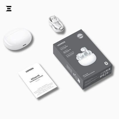 UGREEN WS201 HiTune H5 – Bluetooth 5.3 Earbuds, 26H Playtime, Gaming Mode - IBRELIA