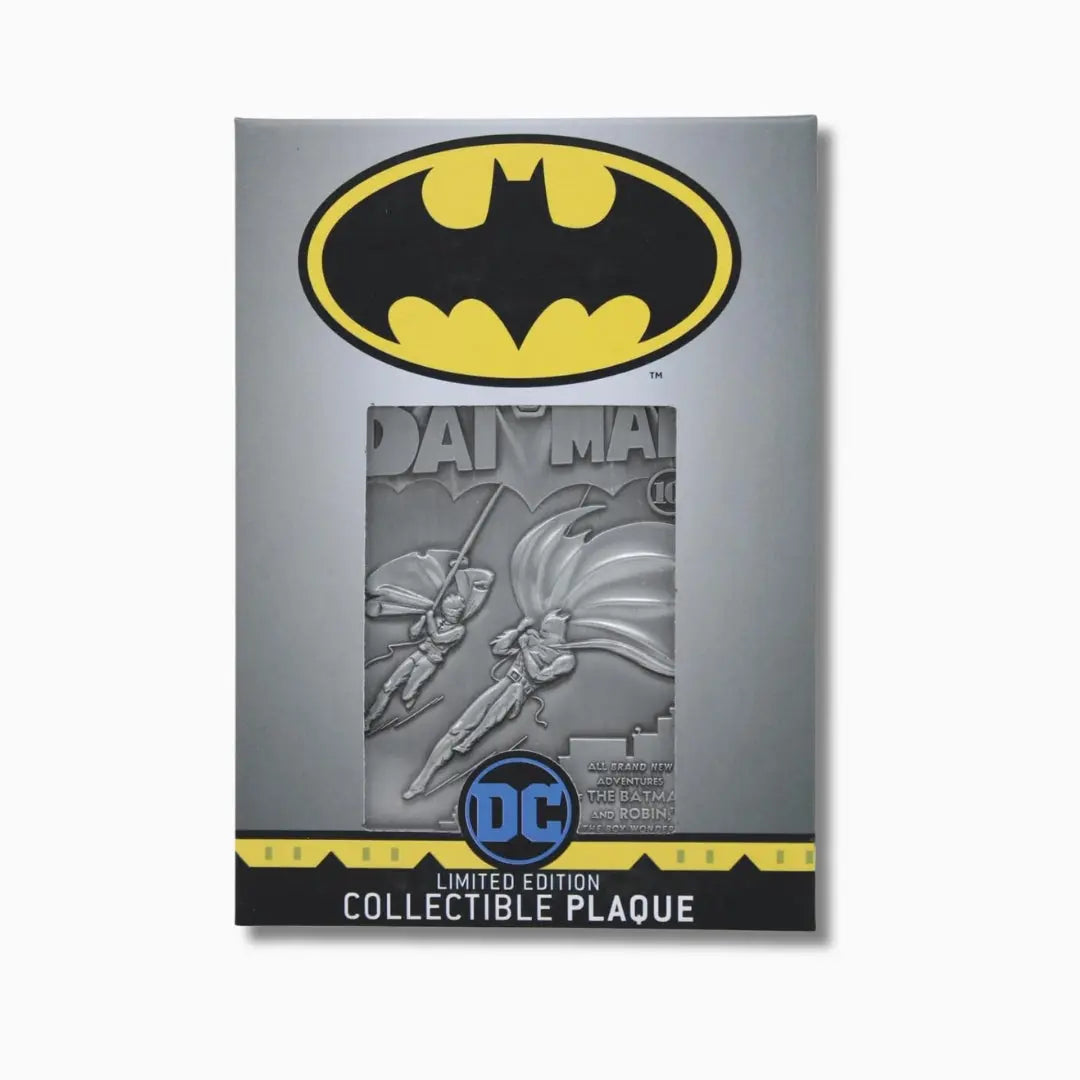Batman Collector’s Limited Edition Metal Ingot Plaque – Fanattik DC Comics Collectible IBRELIA