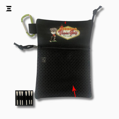 Vegas Golf VIP Edition – 19 Chip On-Course Golf Game with Deluxe Tee Bag IBRELIA