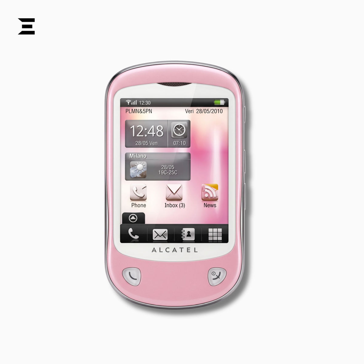 Alcatel One Touch Dual SIM Pink | Brand New | Original Touchscreen Mobile Phone | Complete Box
