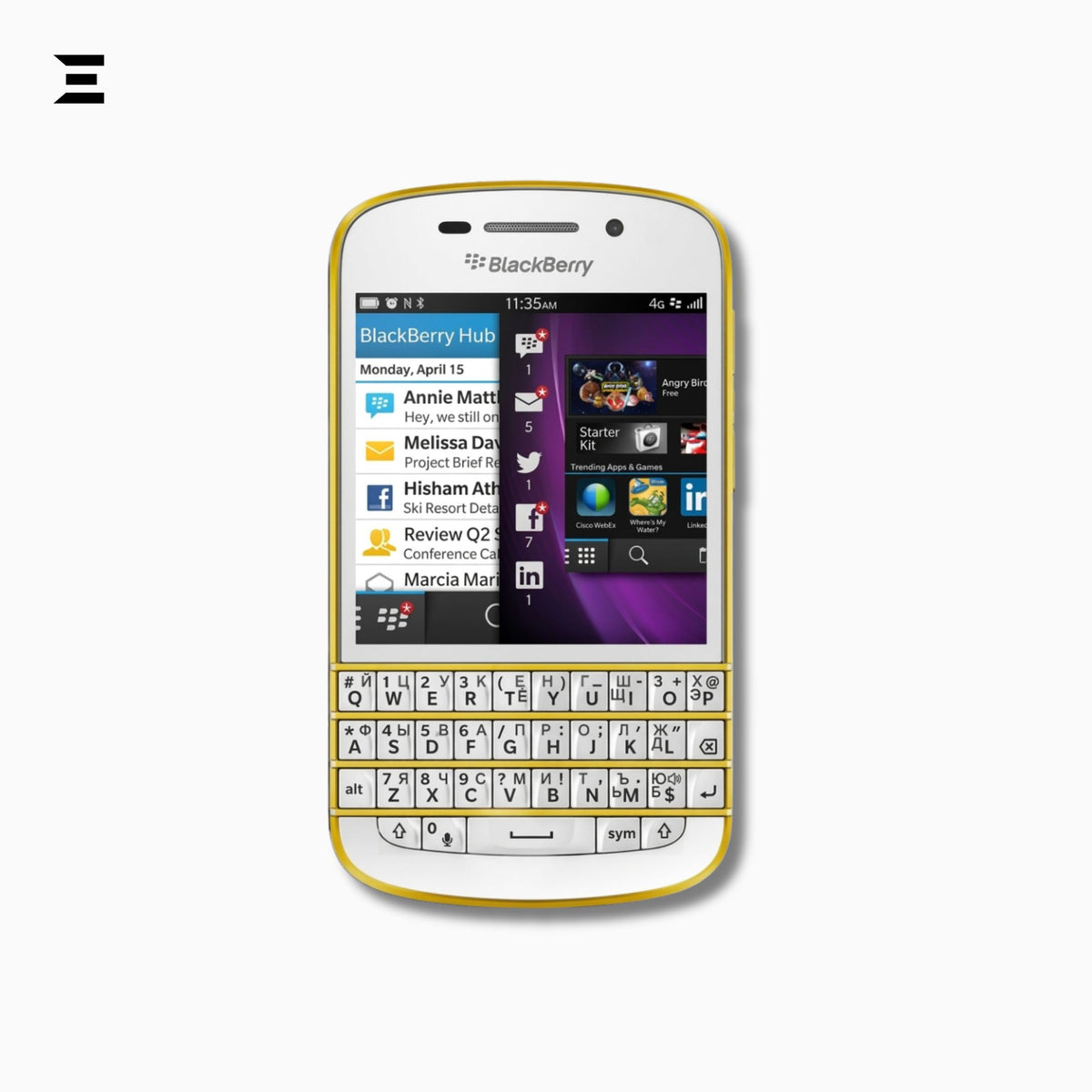 BlackBerry Q10 Special Edition White & Gold | Brand New | Original BlackBerry | Complete Box & Accessories