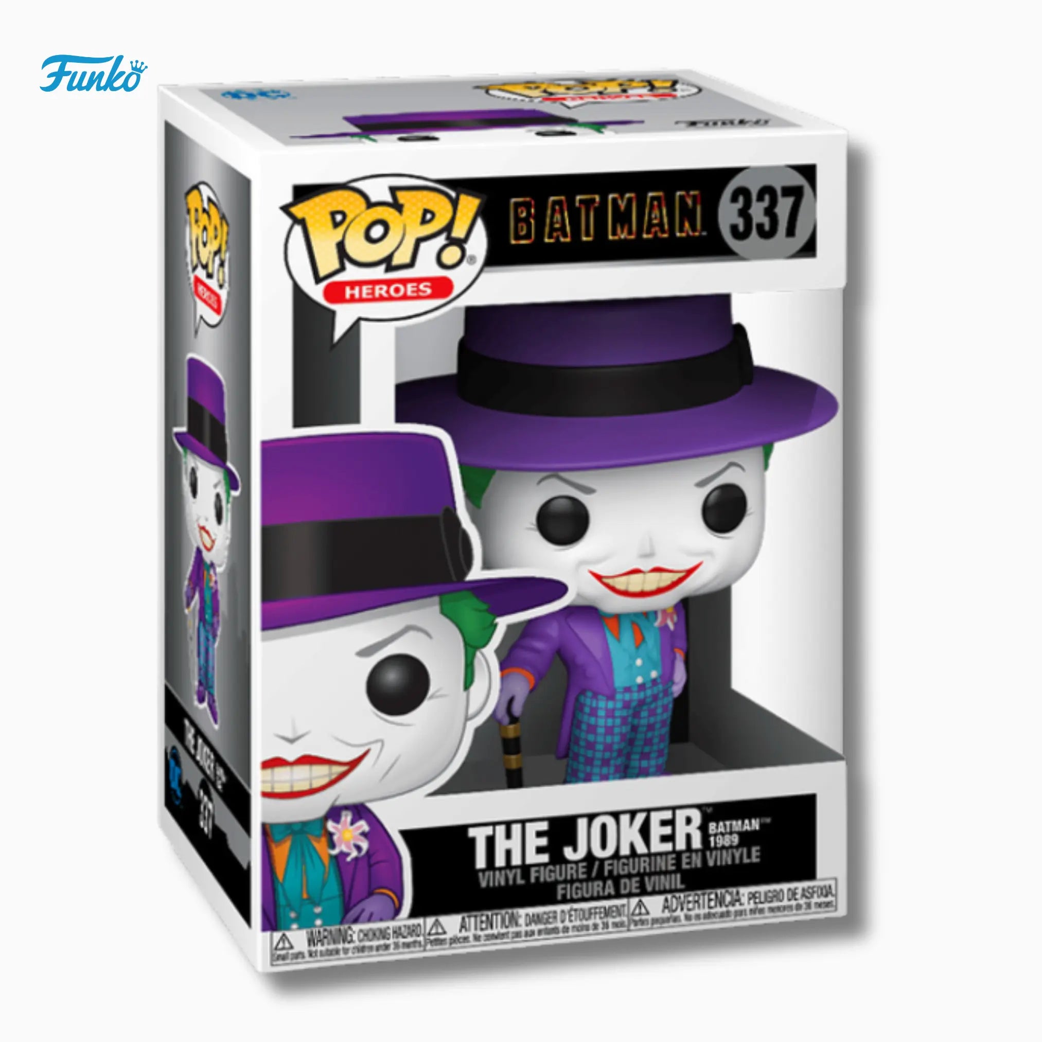 Funko Pop! Heroes: The Joker 337 (Batman 1989) Vinyl Figure – 4 Inch - IBRELIA