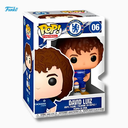 Funko Pop! Football: David Luiz 06 – Chelsea FC (4 - Inch Vinyl Figure) - IBRELIA