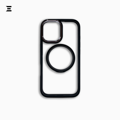 Clear Magnetic Frame Case for iPhone 17 – Shockproof Transparent MagSafe Cover | IBRELIA™ IBRELIA
