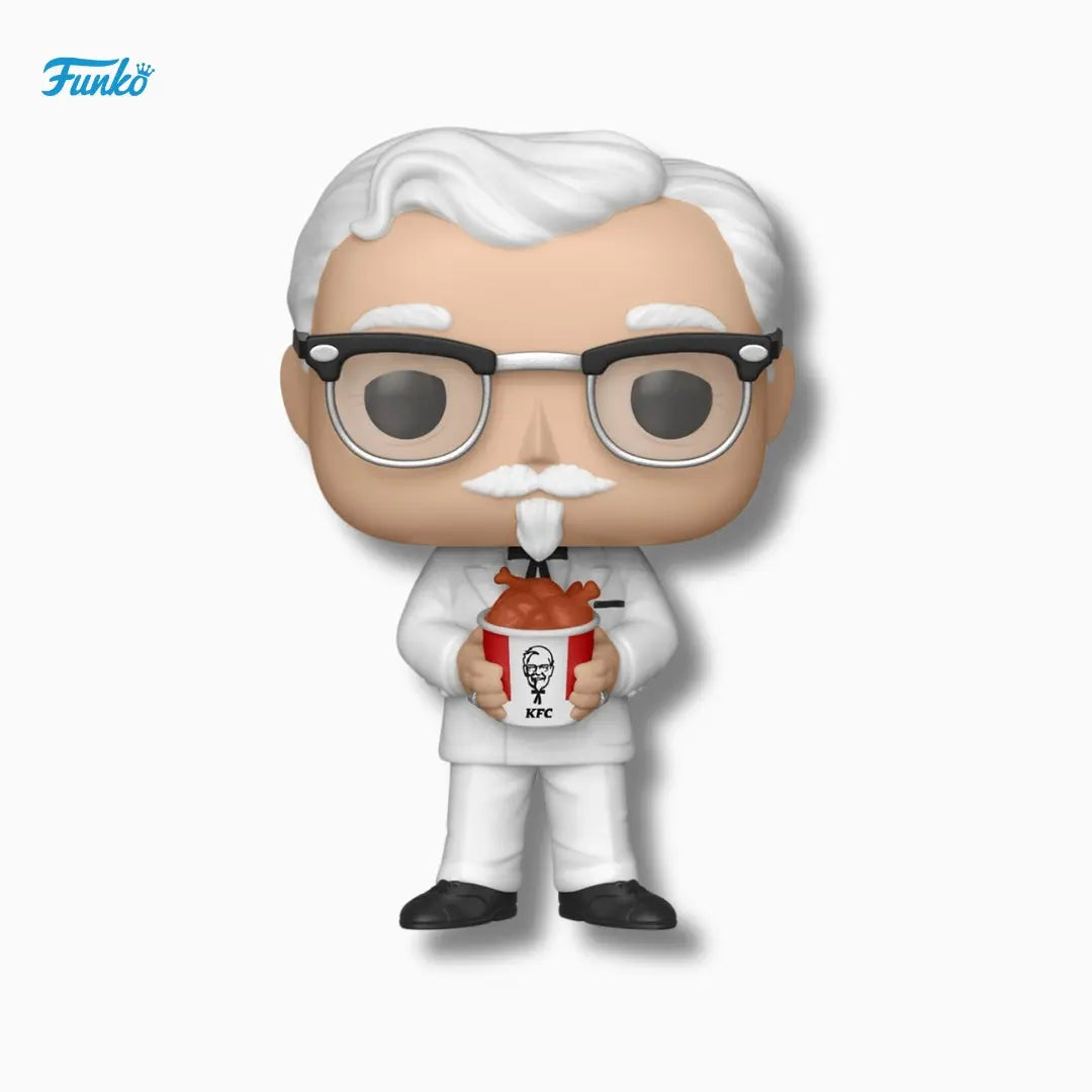 Funko Pop Colonel Sanders vinyl figure in KFC packaging