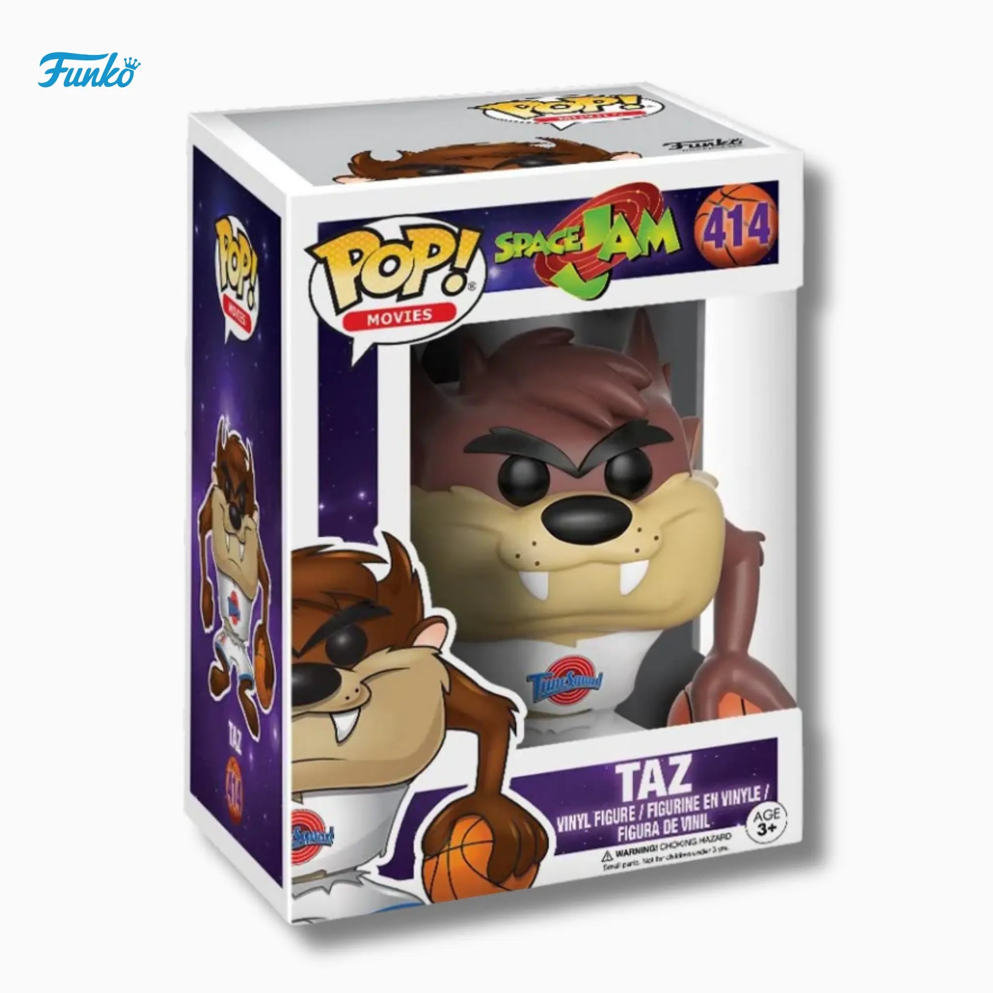 Funko Pop! Movies: Space Jam – Taz #414 Vinyl Figure (4-Inch) IBRELIA