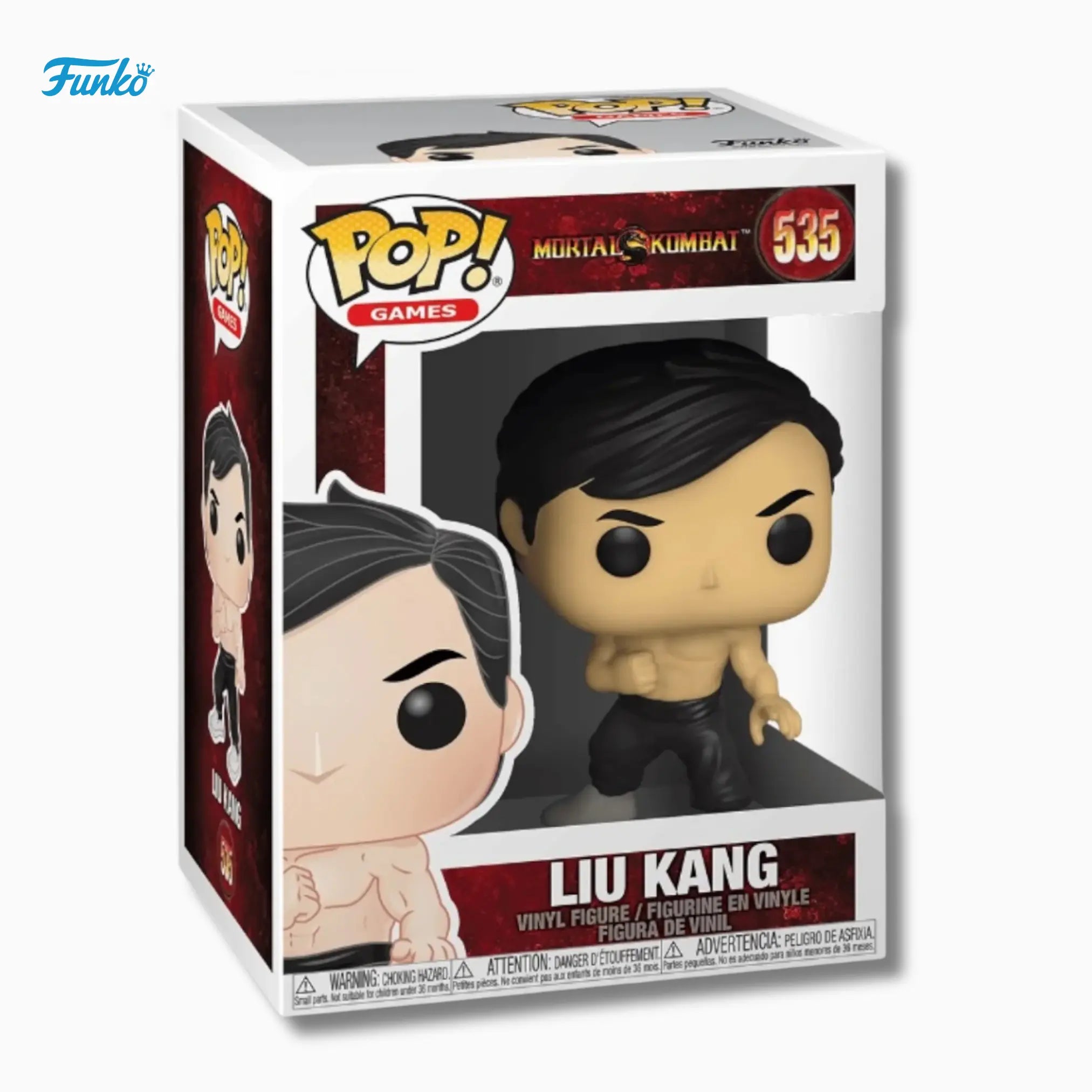Funko Pop! Games: Mortal Kombat – Liu Kang 535 (4 - Inch Vinyl Figure) - IBRELIA