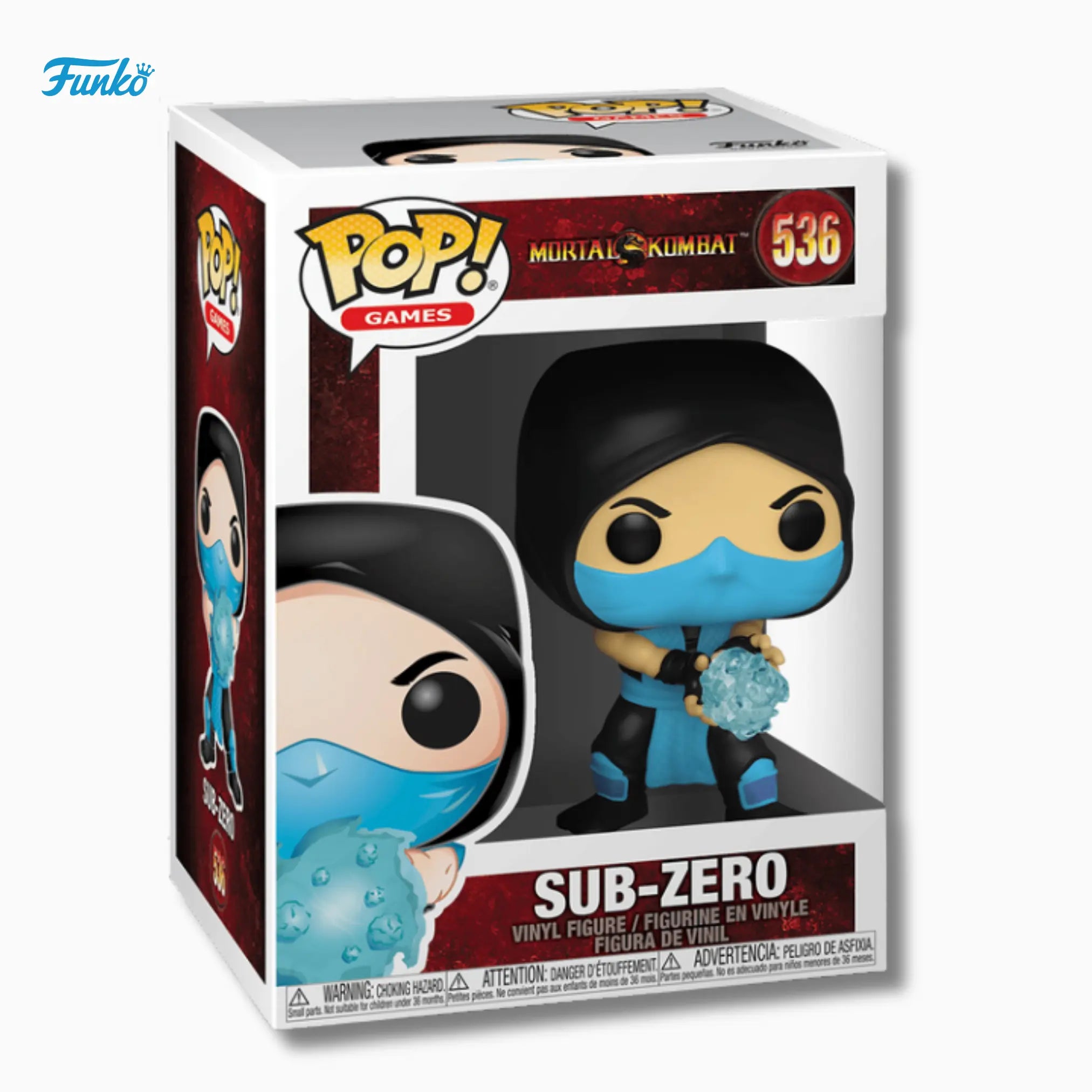 Funko Pop! Games: Mortal Kombat – Sub - Zero 536 Vinyl Figure (4 - Inch) - IBRELIA