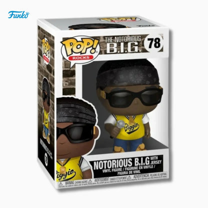 Funko Pop! Rocks: Notorious B.I.G. with Jersey 78 – Biggie Smalls Vinyl Figure (4 - Inch) - IBRELIA