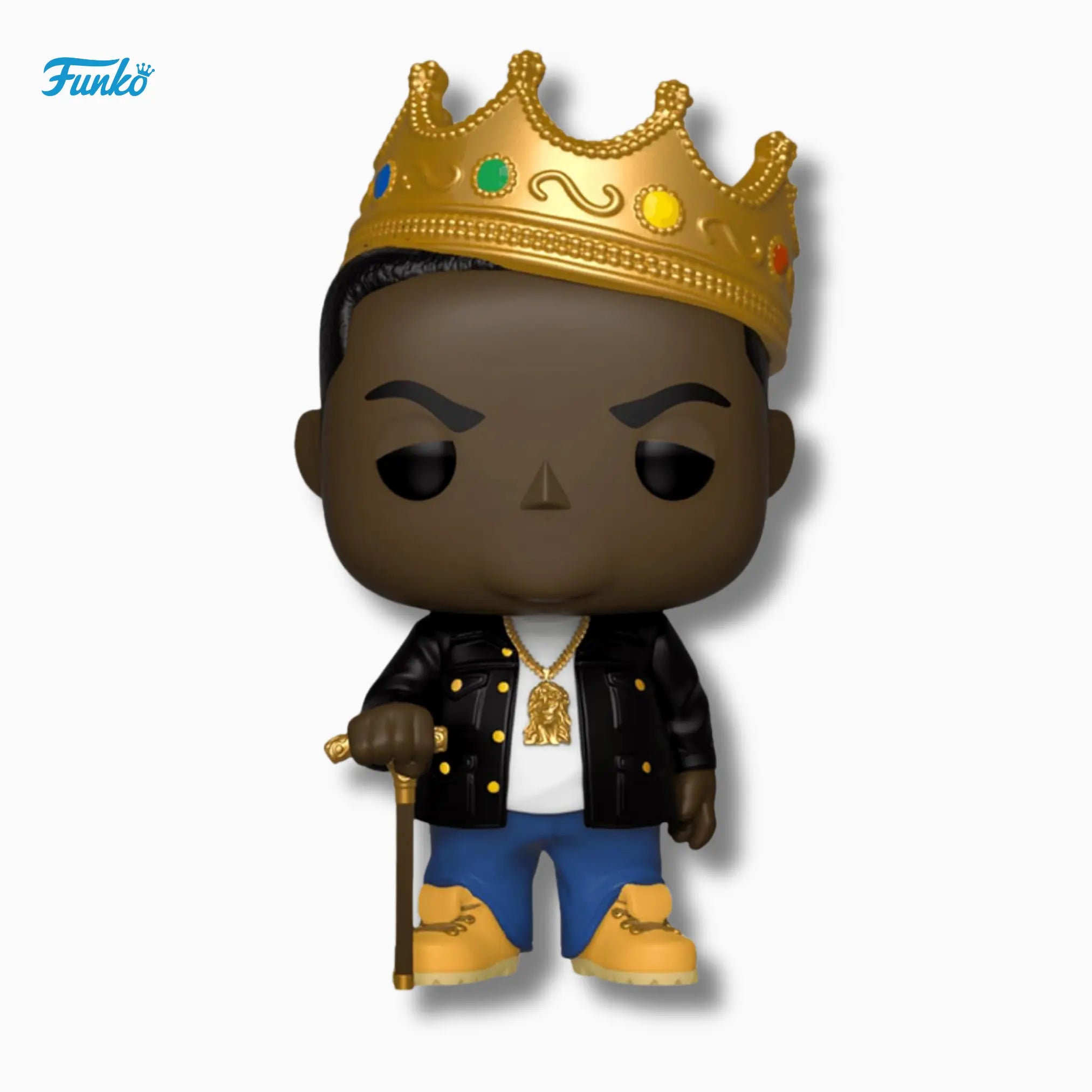 Funko Pop! Rocks: Notorious B.I.G. with Crown 77 – Biggie Smalls Vinyl Figure (4 - Inch) - IBRELIA