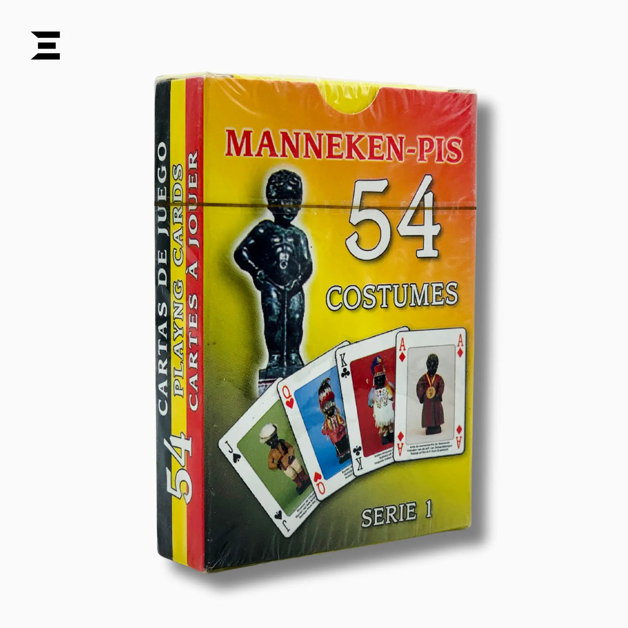 Manneken Pis Playing Cards – Full Deck of 54 Costumes (Series 1, Brussels Vintage) - IBRELIA