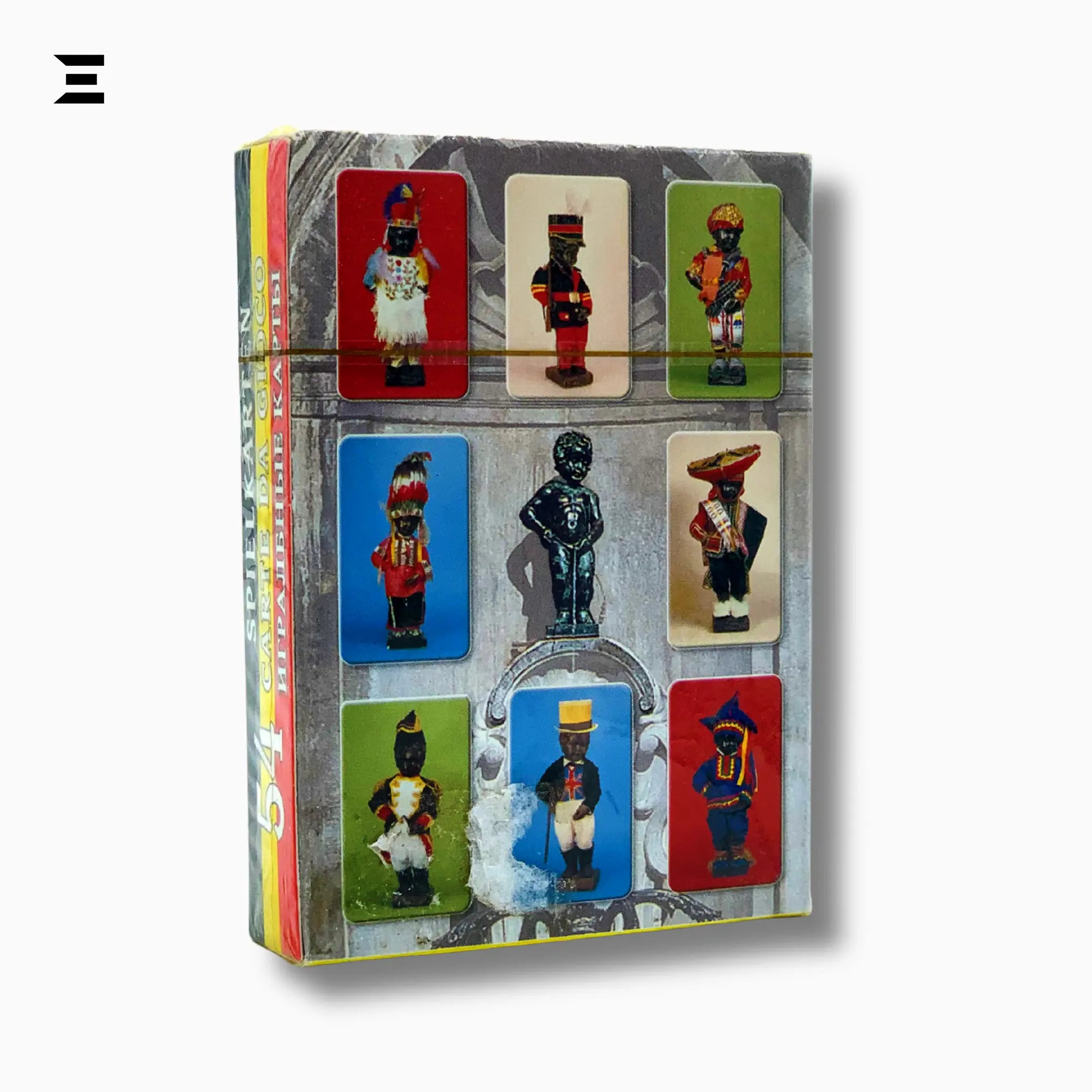 Manneken Pis Playing Cards – Full Deck of 54 Costumes (Series 1, Brussels Vintage) - IBRELIA