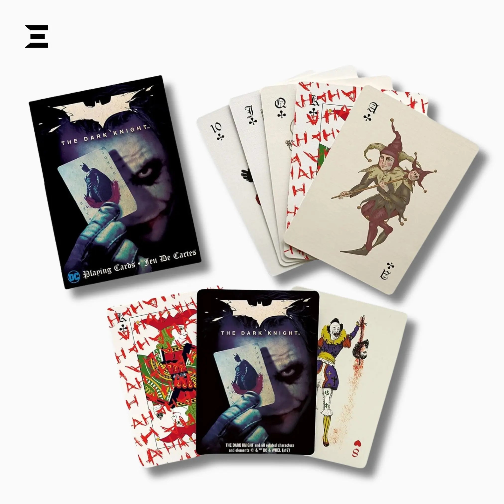 The Dark Knight – Joker Playing Cards (Official DC Comics Deck) - IBRELIA