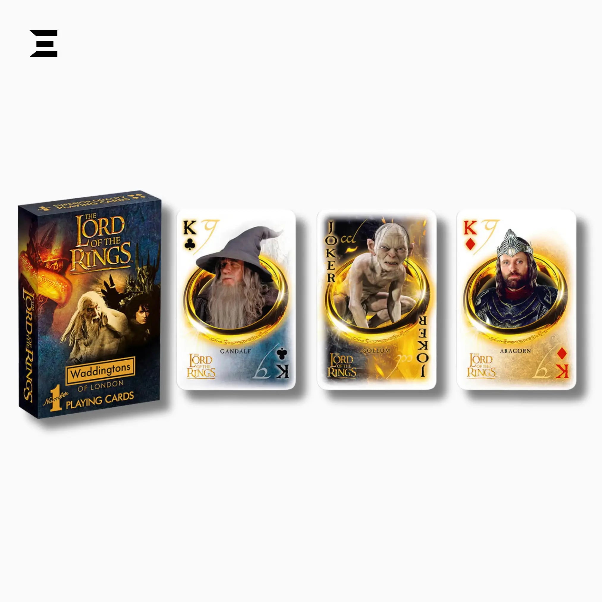 Waddingtons No.1 Premium Playing Cards – Lord of the Rings Edition - IBRELIA