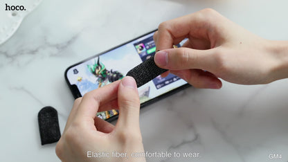 HOCO GM4 Mobile Gaming Finger Sleeves – High Precision & Sweat-Proof | IBRELIA™