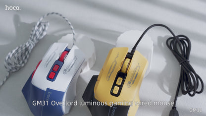 HOCO GM31 Gaming Wired Mouse – 3600 DPI | IBRELIA™