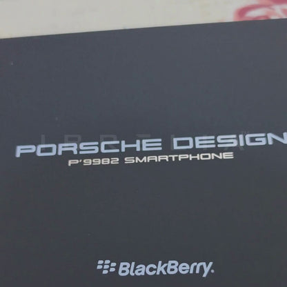 BlackBerry Porsche Design P’9982 – Brand New Collector’s Set with Original Box & Accessories