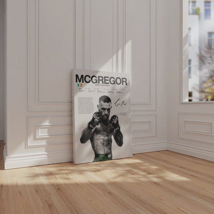 Conor McGregor “The Notorious” – 4K Ultra Wrap Frame Wall Art in Pakistan | IBRELIA™