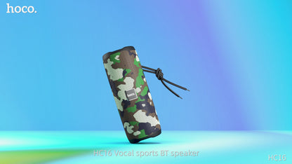 HOCO HC16 Vocal Sports BT Speaker | Dual 5W Drivers | TWS Wireless Sound | Portable Outdoor Speaker | IBRELIA™